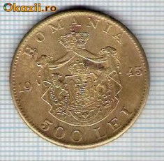 163 Moneda 500 LEI 1945 -starea care se vede -ceva mai buna decat scanarea foto