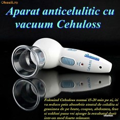 Aparat Masaj Anticelulitic Cehuloss Vacuum Combate Celulita Vergeturi Slabit Tonifiere Musculara foto