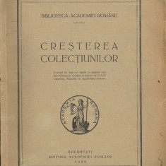 Biblioteca Academiei Romane - Cresterea colectiunilor ( 1916 - 1919 ) - 1929