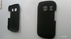 CAPAC HUSA NOKIA C2-06 CULOARE NEAGRA din plastic model slim cu acces la functiile telefonului foto