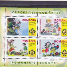 Cercetasii Romaniei 2005 colita 1686b .