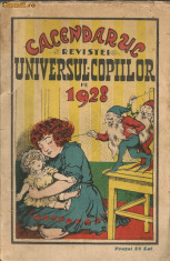 Calendarul revistei Universul Copiilor - 1928 foto