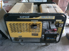 INCHIRIEZ GENERATOR DE CURENT ELECTRIC TRIFAZIC 10 kWA KIPOR KGE12E3 foto