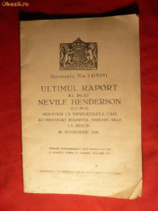 Ultim Raport -N.Henderson -20 sept. 1939-Ambasador britanic la Berlin foto