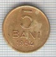 255 Moneda 5 BANI 1954 -starea care se vede -ceva mai buna decat scanarea foto