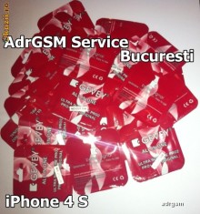 GEVEY SIM iPhone 4S ALL IN ONE No Cut Version - unlock - IOS 5.0.1 , 5.1 , 5.1.1 , 6 orice modem firmware foto