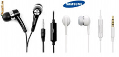 Casca GENUINE SAMSUNG HANDSFREE HEADPHONES EARPHONES - 60 LEI - Samsung Galaxy Mini 2 S6500 foto