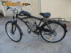 bicicleta cu motor impecabila foto