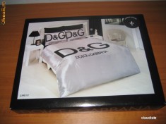 Lenjerii De Pat / Lenjerie De Pat Dolce Gabbana - Lenjerie De Pat Dubla Dolce Gabbana- Pentru 2 Persoane foto