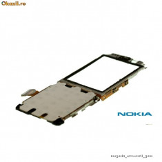 Placa membrana de sub tastatura modul taste keypad folie banda flex flexibila foita flat cable Nokia C5 Originala NOUA Sigilata foto