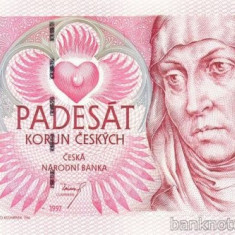 CEHIA █ bancnota █ 50 Korun █ 1997 █ P-17 █ UNC █ necirculata