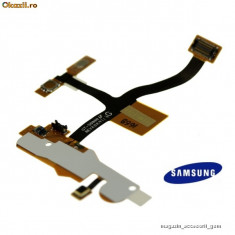 Placa membrana de sub tastatura modul taste keypad folie banda flex flexibila foita flat cable Samsung S8000 NOUA Sigilata foto