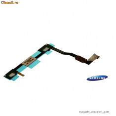 Placa membrana de sub tastatura modul taste keypad folie banda flex flexibila foita flat cable Samsung I9100 Originala NOUA Sigilata foto