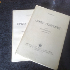 S. Mehedinti - Opere Complete - Vol. I- Partea I si Partea a II-a - 1943
