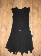 Rochie scurta ESCADA originala bumbac negru fin Sz S! foto