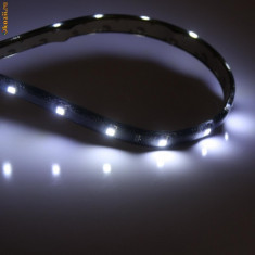 Banda led, de culoare alba, 30 cm, 15 led-uri smd 3528, rezistenta la apa foto