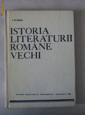 I. D. Laudat - Istoria literaturii romane vechi foto