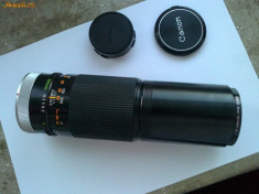 Obiectiv Canon Zoom Lens FD 100-300mm 1:5.6 + Accesori foto