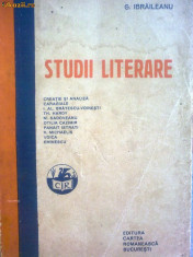 G Ibraileanu - Studii literare foto