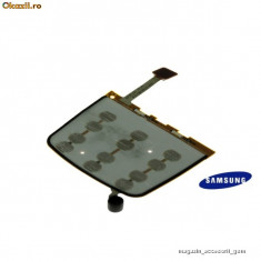 Placa membrana de sub tastatura modul taste keypad folie banda flex flexibila foita flat cable Samsung S730i NOUA Sigilata foto