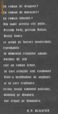 Henry James - Potirul de aur foto