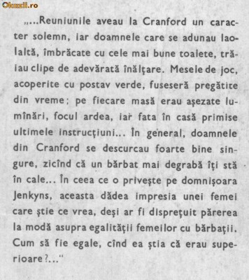 Elisabeth Gaskell - Cranford foto