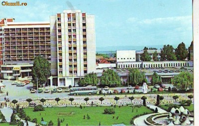 S 10620 COVASNA vedere cu centrul orasului CIRCULATA foto