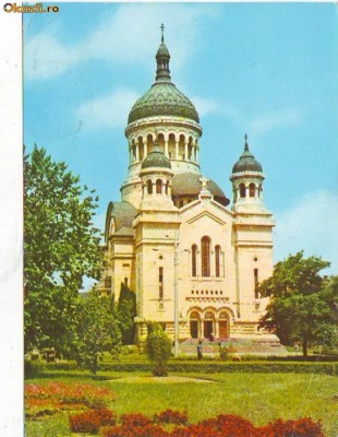 S-10470 CLUJ Catedrala Episcopiei Ortodoxe Romane CIRCULAT 1969 foto