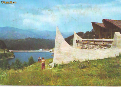 S-10340 HUNEDOARA Lacul si cabana Valea de pesti NECIRCULAT foto