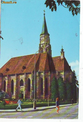 S-10467 CLUJ Catedrala Sf. Mihail CIRCULAT 1967 foto