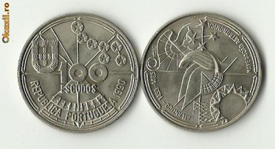 PORTUGALIA -100 ESCUDOS 1990. foto