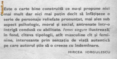 Constantin Barbuceanu - Femei singure foto