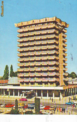 S-4967 BACAU Hotel Decebal CIRCULAT 1980 foto
