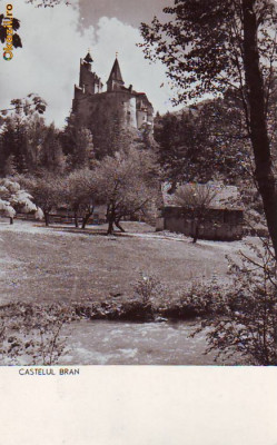 R-7284 BRASOV Castelul Bran CIRCULAT 1962 foto