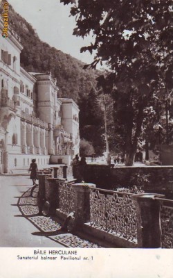 R-7224 BAILE HERCULANE Sanatoriul balnear Pavilionul nr.1 foto
