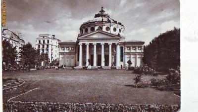 R-7385 BUCURESTI Ateneul R.P.R. CIRCULAT 1964 foto