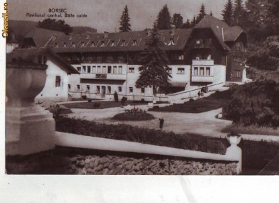 R-7263 BORSEC Pavilionul central, Baile calde CIRCULAT foto