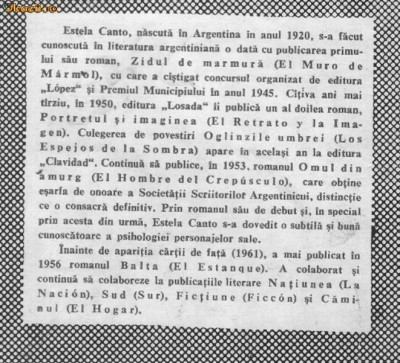 Estela Canto - Noaptea si noroiul foto