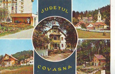 S 10554 Covasna Vedere generala CIRCULATA foto S 10554 Covasna Vedere generala CIRCULATA foto