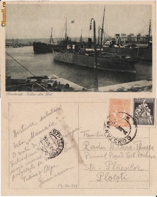Constanta -Portul. Vapoare foto