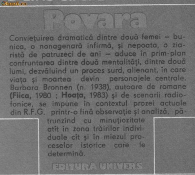 Barbara Bronnen - Povara foto