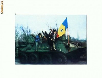 CP174-25 ,,Armata e cu noi! &amp;amp;quot; Decembrie 1989 - necirculata foto