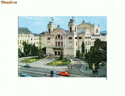CP176-31 Cluj Napoca -Teatrul National -scrisa, dar necirculata foto