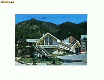 CP176-02 Poiana Brasov. Hotel Teleferic -circulata 1973 foto