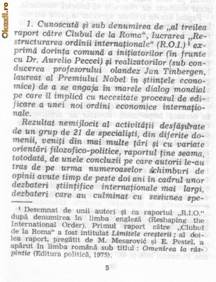 Jan Tinbergen - Restructurarea ordinii internationale foto