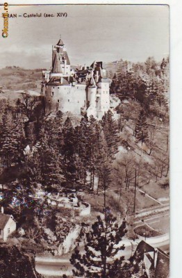 R8556 Bran Castelul sec XIV 1963 circulata foto