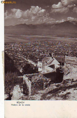 R8538 Risnov Cetatea Risnovului 1961 circulata foto