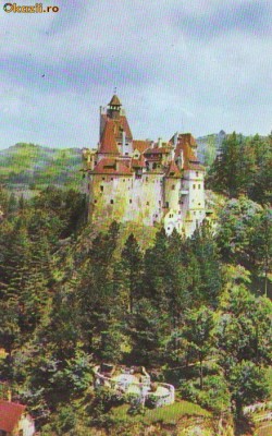 R8546 Bran Cetatea monument istoric sec.XIV necirculata foto