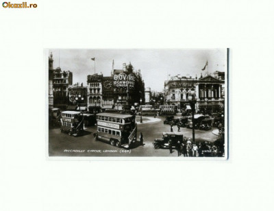 CP178-48 Piccadilly Circus, London (Londra)-circulata 1939 foto