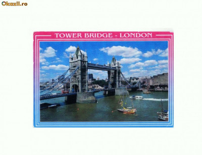 CP179-34 Tower Bridge, London (Londra)-circulata 1999 foto
